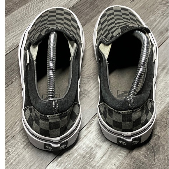 Vans Classic Checkerboard Slip On Shoes Womens 9 US Men 7.5 US Black Gray - Picture 3 of 7